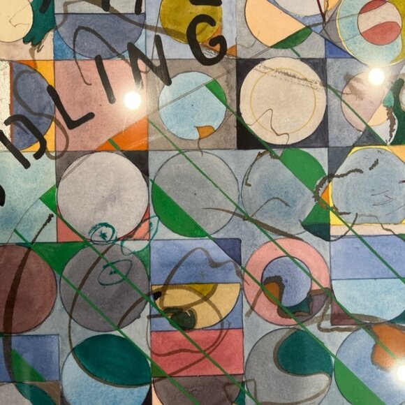 Andie C Wicherts Original watercolour artwork Unframed with matting abstract Art - Picture 4 of 13